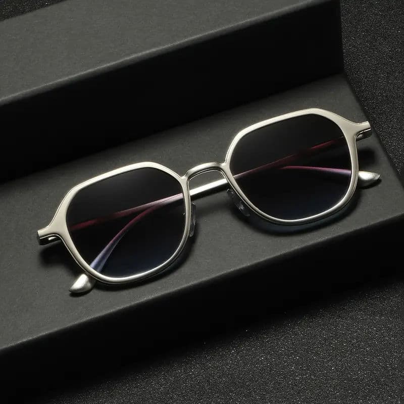 Men's Premium Classic Sunglasses – Silver
